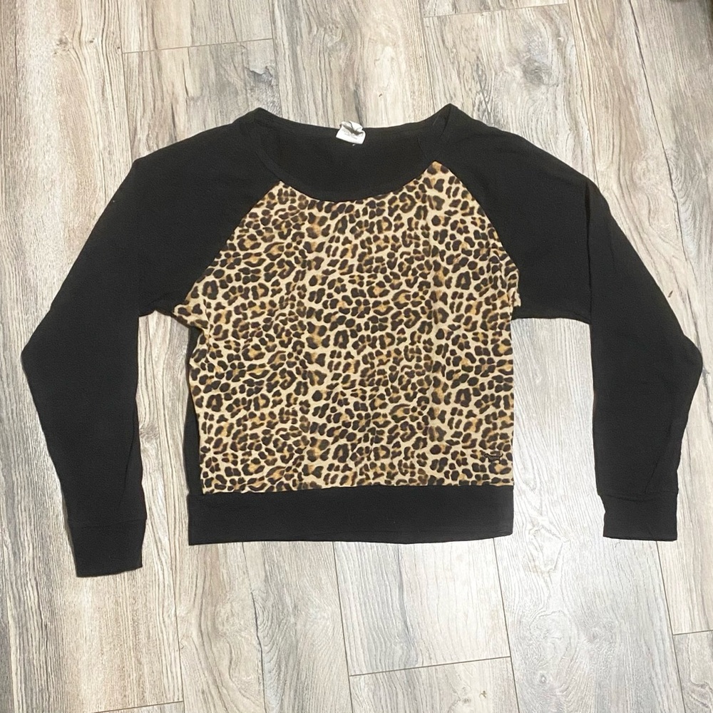 Victoria's Secret PINK Black Long Sleeve Top